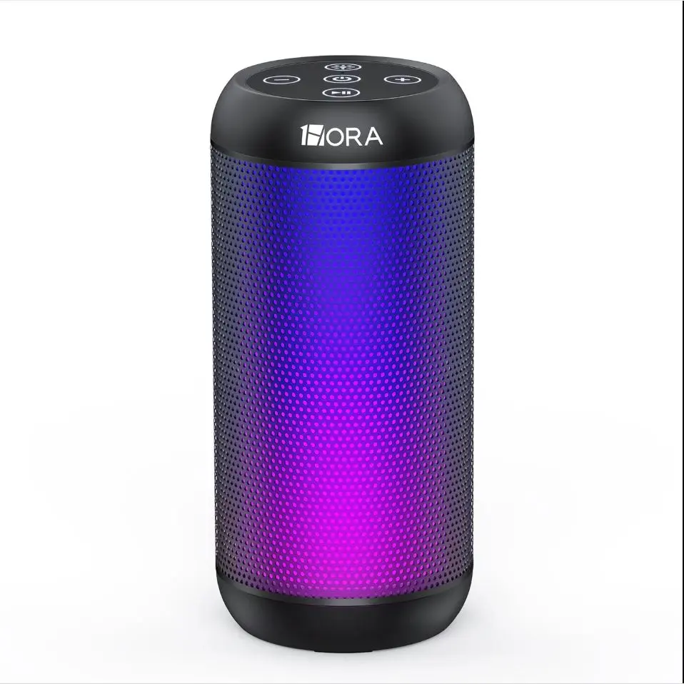 1Hora Portable Bluetooth Speaker 10W Wireless Speaker, IPX5 Waterproof, Bluetooth 5.1, 12H Playtime, Deep Bass, Portable Speaker for Home, Travel & Outdoor