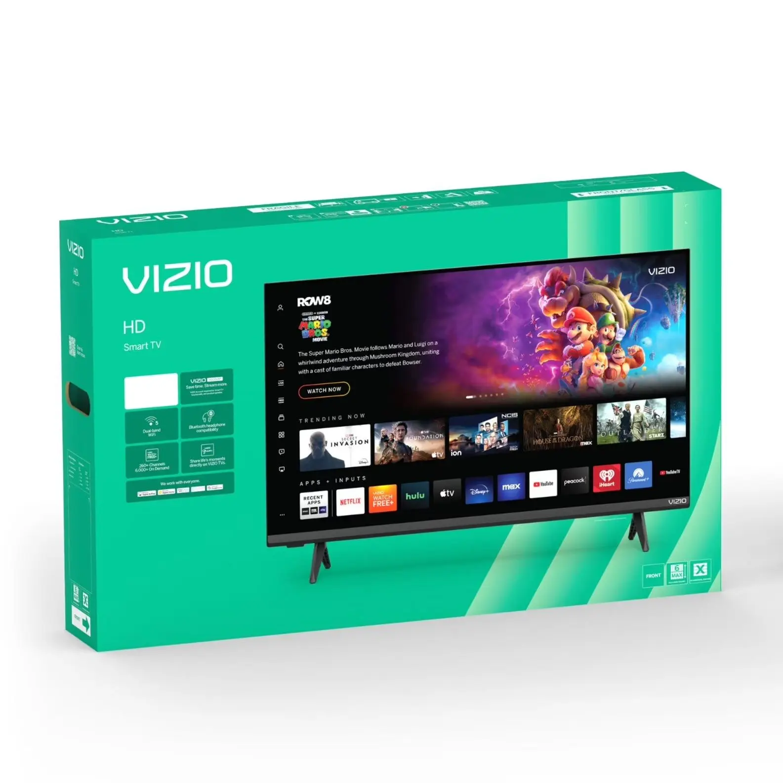 VIZIO 24” Class HD 720p LED Smart TV