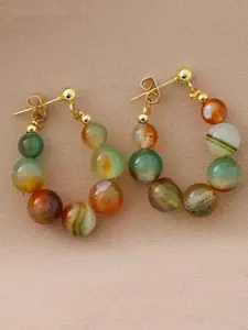 Bohemian Colorful Beaded Drop Earrings, Unique Design High-Quality Glass Beads, Women's Fashion Jewelry Summer Vacation Gift
