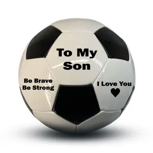 Custom To My Son Soccer Ball Gift, Personalized Soccer Ball