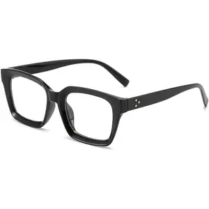 1/3/6-Pack Glasses Non-prescription Clear Lens Eyeglasses for Women Thick Square Frame Eyewear