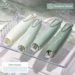 4-Pack Large Capacity Dual-Sided Adhesive Tape Set, 360° Rotating Adhesive Roll Kit, No Residue, Ideal for Journals, Scrapbooks, Crafts, Office Use, Glue Tape