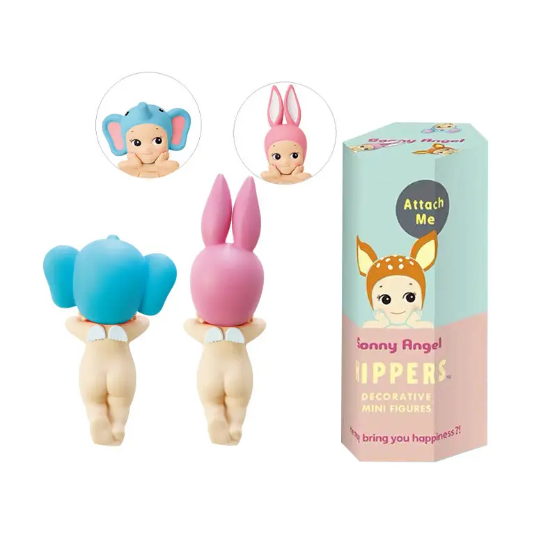 Sonny Angel Animal Hipper Mini Figure Blind Box – Cute Kewpie Doll Collectible Toy Gift for Girls, Desk Decor, Random Surprise Series