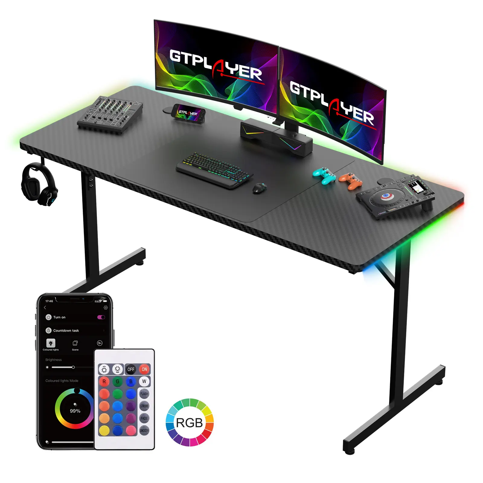 RGB Gaming Desk