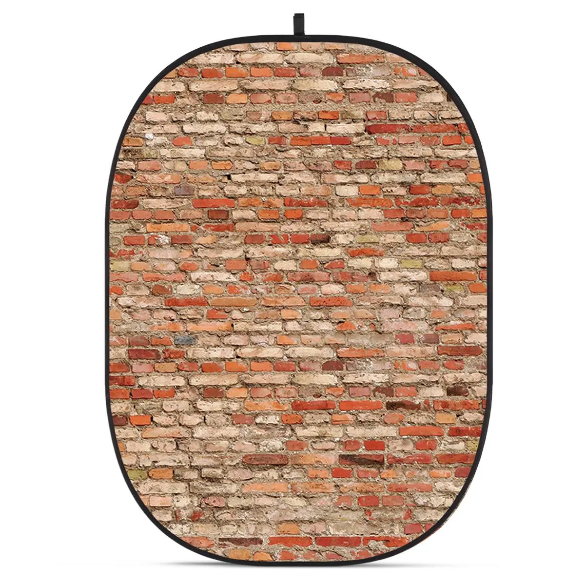 Glow CBA-WB0005 5x6.5ft Durable Vintage High Detail Self-Standing Lightweight Fabric Collapsible Rustic Brick Wall Backdrop, Camera Photography Gear for Photo Shoots