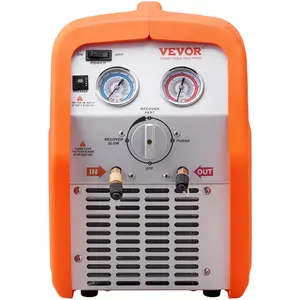 VEVOR 3/4 HP Refrigerant Recovery Machine - Portable AC Recovery Machine with High Pressure Protection, TikTokShopBlackFriday, 120V 60Hz Refrigerant Recycle Machine HVAC for Car Air Conditioning, Vapor Liquid Refrigerant