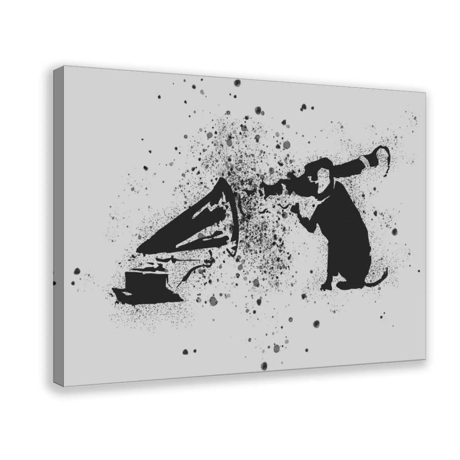 Banksy Dog With Bazooka Artist Poster bedroom canvas posters, hall wall art, bathroom canvas posters, home poster decoration