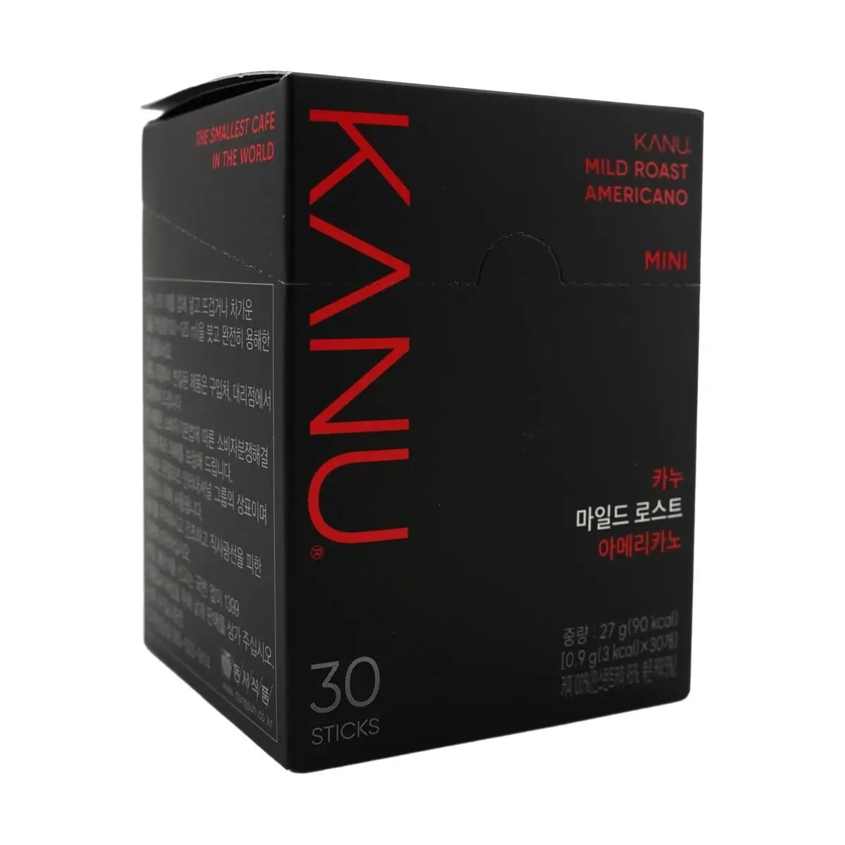 MAXIM KANU Korean Instant Americano Coffee - Medium Roast, 30 Sticks (27g) - "Hospital Playlist" & Gong Yoo's Favorite - Mini Size