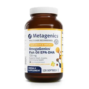 Metagenics OmegaGenics EPA-DHA 720mg - Daily Omega 3 Fish Oil Supplement to Support Cardiovascular, Musculoskeletal and Immune System Health - 120 Count