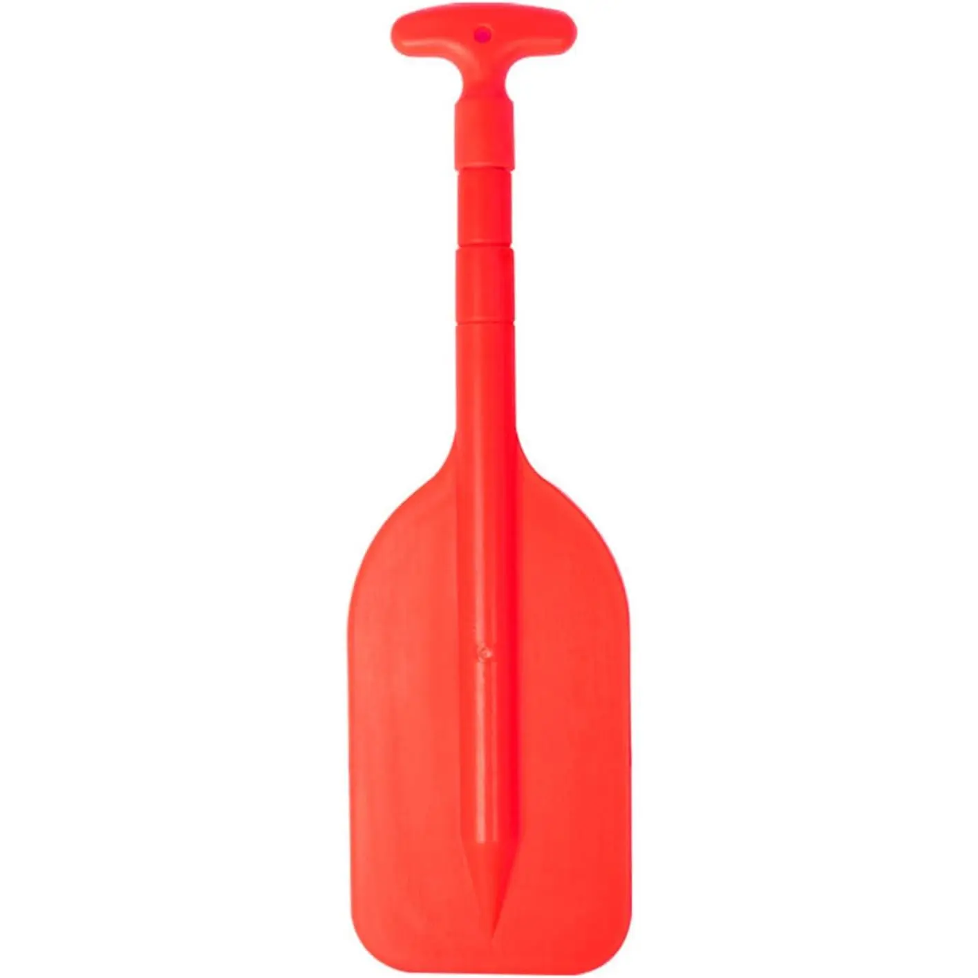 Telescopic Canoe Paddle, 53 108.5cm Adjustable Plastic Red Aluminum Alloy Boat Oars Foldable Canoe Paddles for Kids Adults