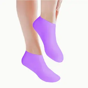 Silicone Moisturizing Socks for Dry Feet & Cracked Heels, Soften Rough Skin, Elastic Fit, Daily Foot Care Essential, Prevents Cracking, Hydrating, Moisturize, Hydrate, Moisture