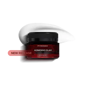 Pyrosso Komodo Clay Matte Hair Clay with Shea Butter & Kaolin Clay for Strong Hold & Natural Texture