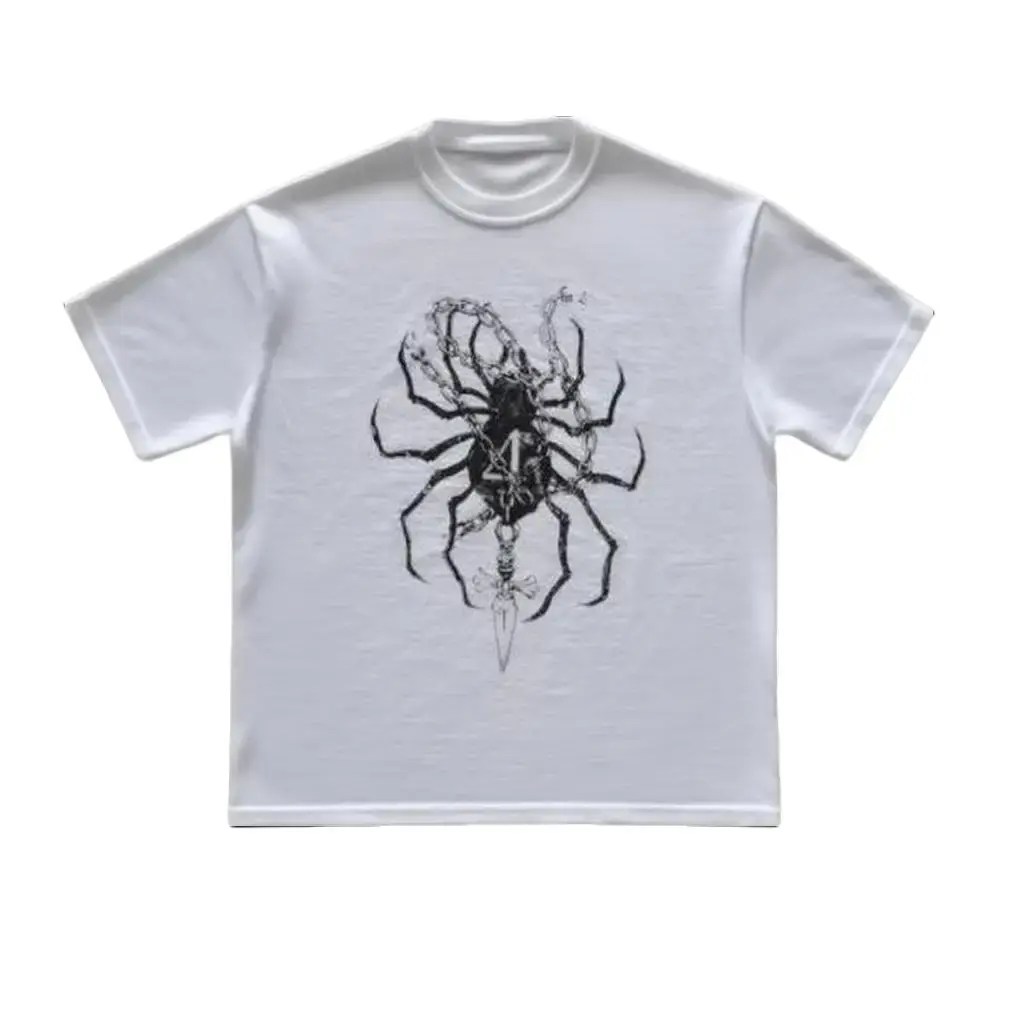 Y2k Phantom Troupe T-Shirt, Vintage Graphic Tees Gothic Grunge Y2k Emo Scene Amity Affliction Style Clothes Men Women Streetwear summerwins
