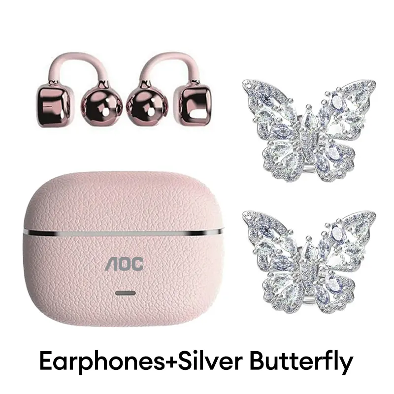 Pink+Silver Butterfly