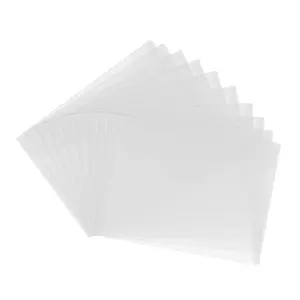 10pcs/set Clear Stamp & Die Storage Bag Resealable Plastic Envelopes Pockets for Cutting Dies Stencil Crafts Organizer Holder