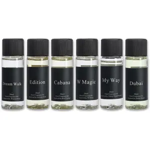 Hotel Collection  Oil Set 20 mL / 0.68 fl oz  Luxury  Essential Oils for Diffuser &  Scenting, Inspired by  5- Hotels  6  Scents  Set