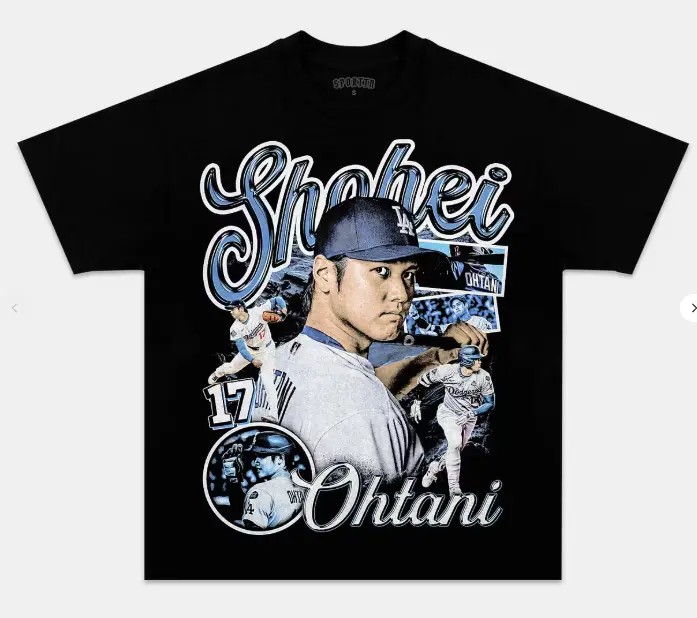 Youth and Adult Ohtani Graphic T-Shirt, Baseball Fan Tee, Vintage Sports Shirt, Unisex Casual Streetwear