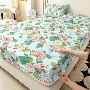 3pcs sports ball printed bed sheet set | 1 bed sheet+2 pillowcases | Soft and skin friendly, 24-hour non shifting, easy to care for | Easy to use | Suitable for master bedroom, guest room, dormitory | Pocket