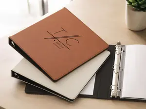 Personalized Leather Binder, Engraved Planner for Life's Milestones, Ultimate Personalized Organizer, Executive Office Portfolio, Wedding Planner, Engraved Binder, Office Gifts, Corporate Gift, Customized Binder Organizer