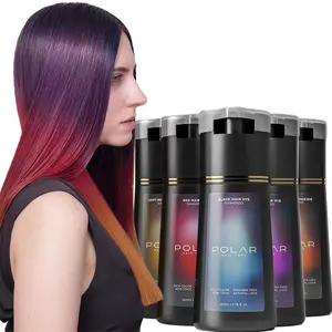 Polar Haircare - Hair Dye Shampoo for Gray Hair for Women & Men  Natural Hair Dye Kit - Semi Permanent Hair Dye Shampoo - Vegan Hair Dye USA 6.76 Fl Oz