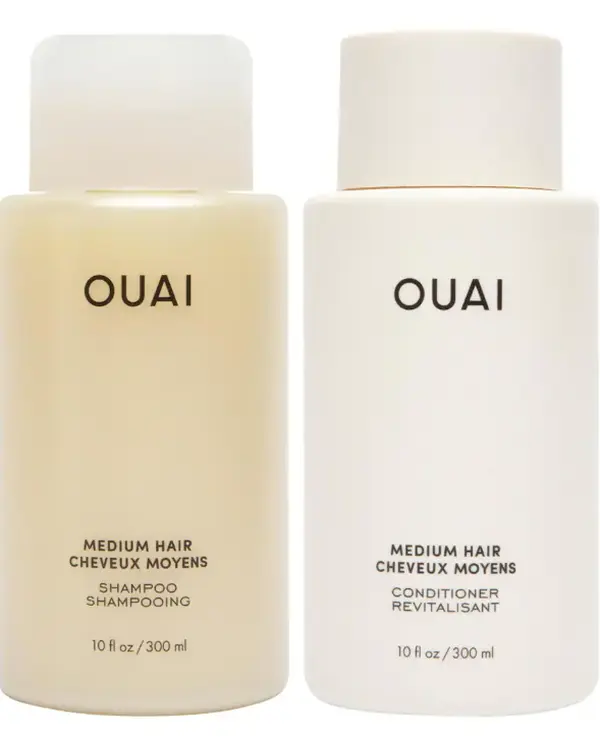 OUAI Medium Hair Shampoo & Conditioner Set