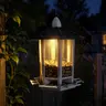 Birdream Solar Powered Bird Feeder for Outdoors Hanging, 1-Min Easy Setup (Assembly Required), Garden Finch Feeder for Outside Cardinals Chickadees, Finch Feeders For Outside, Garden Bird Feeder