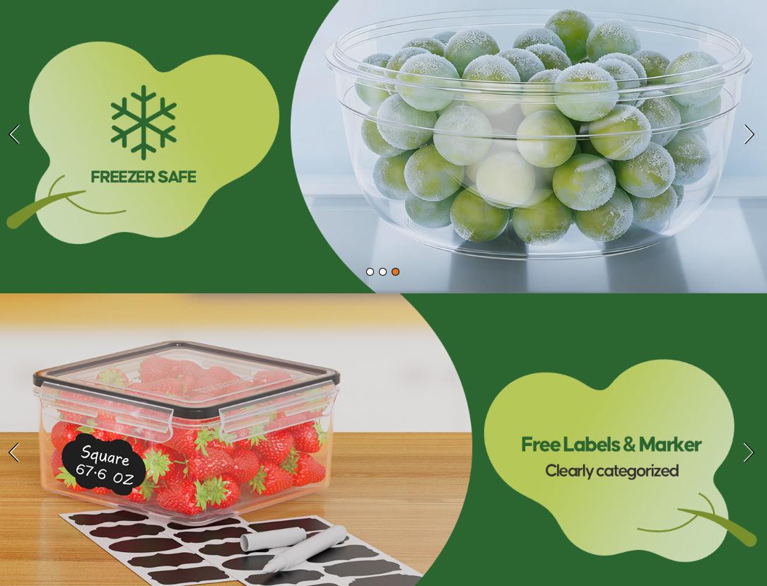 62Pcs Airtight Food Storage Containers with Labels & Lids (31 Containers + 31 Lids) , 85 oz Large Leakproof Meal Prep Containers, Reusable Plastic for Kitchen Organization, Microwave & Dishwasher Safe Utensils Set Flexible 62Pcs Airtight Food Storage Containers with Labels & Lids (31 Containers + 31 Lids) , 85 oz Large Leakproof Meal Prep Containers, Reusable Plastic for Kitchen Organization, Microwave & Dishwasher Safe Utensils Set Flexible