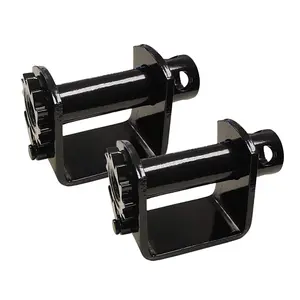 2 Pack Weld On Winch 4" Strap Binders Flatbed Truck Trailer Tie Down Cargo Winches