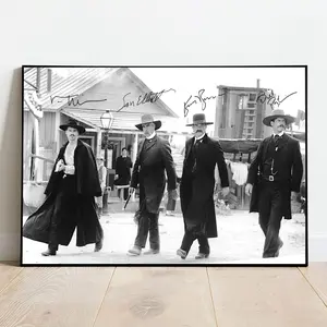 Tombstone Premium Quality Unframed Poster Canvas – A Must-Have for Western Movie Lovers, Perfect for Home Theaters, Offices, and Man Caves