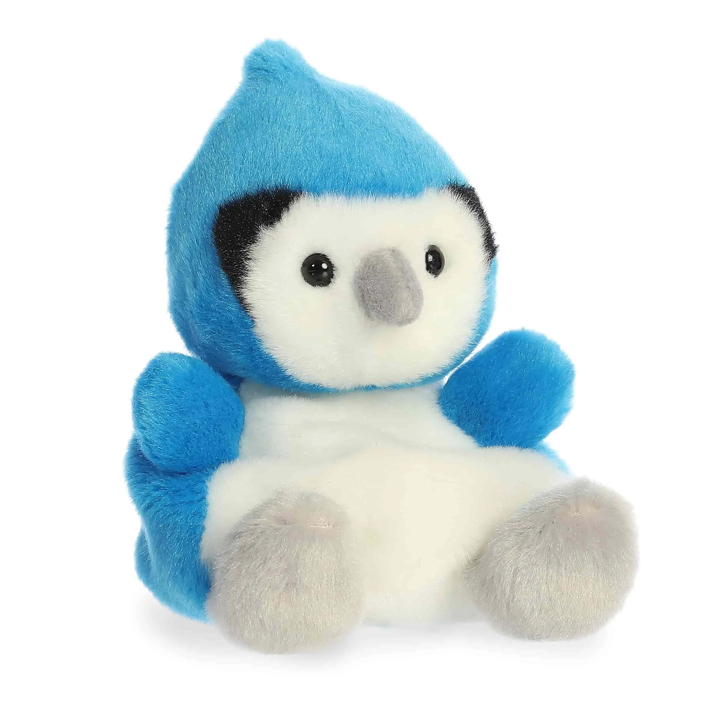 Palm Pals Adorable Chatters Blue Jay 5 inch Mini Soft Plush Collectable Stuffed Animal