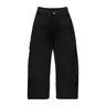 'Field' Black Canvas Pants