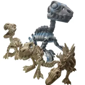 Flexi Skeleton Dinosaurs 3D Printed All Sizes