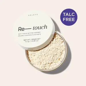 HALEY'S Beauty Re—touch Soft Focus Talc Free Setting Powder Ultra-Blurring Translucent Powder for 16 Hours Makeup Setting