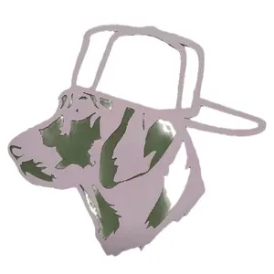 Dog with Backwards Hat Decal for Cars and Trucks - Perfect for Dog Lovers