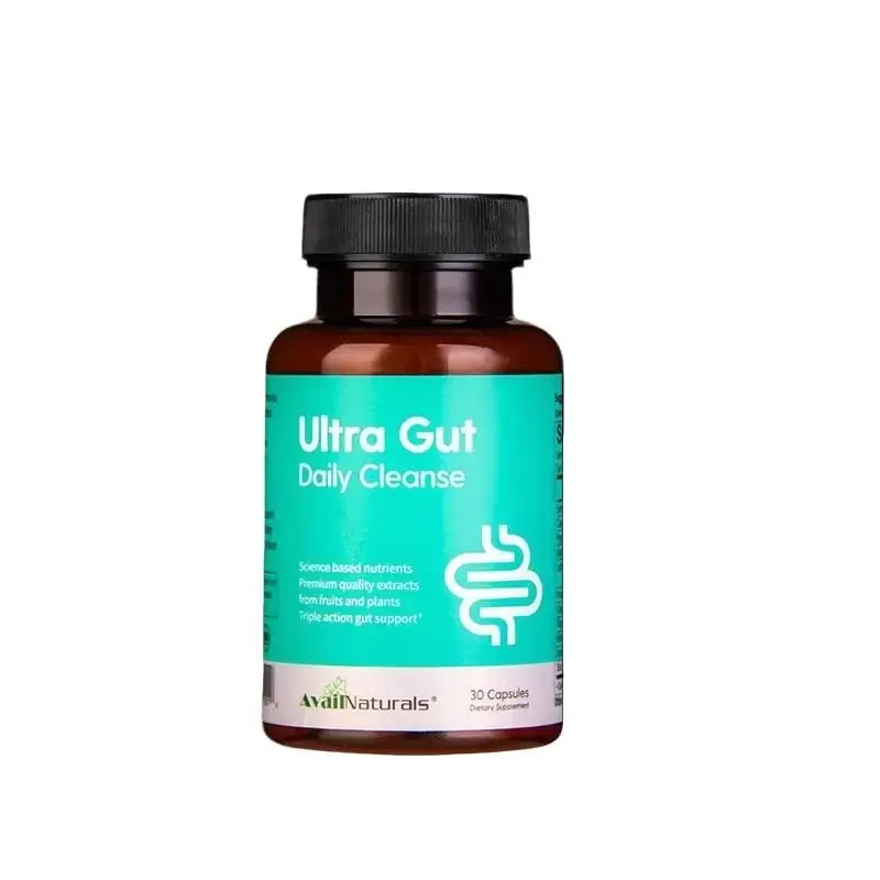 2PCS-7 Day Cleanse -super Gut & Colon SupportAdvanced Formula with Senna leaf & Cascara Sagrada Contains 2.5 Billion Probiotics DietaryFiber for Digestive Health 30 capsules