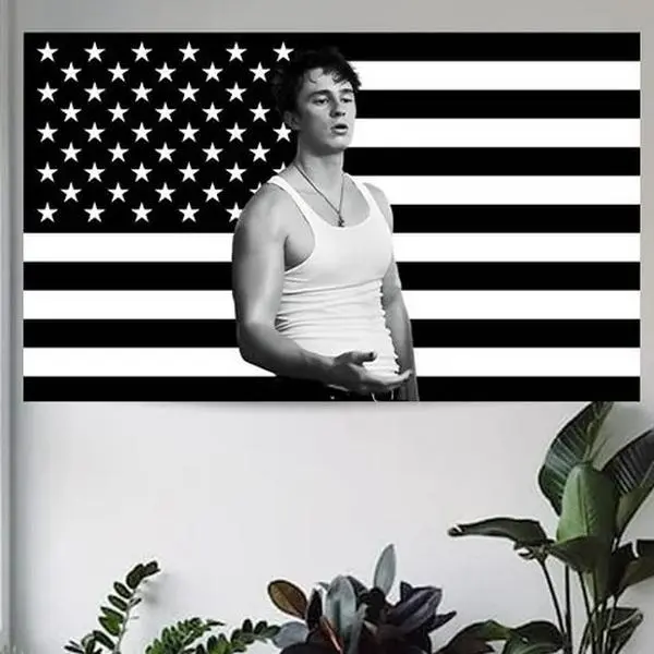 3x5ft Rafe Cameron Flag - Drew StarkeyMerch American Flag Black Tapestry Banner Funny Poster - Drew StarkeyMerch American Flag Black Tapestry Banner Funny Poster Durable Man Cave Wall Hanging