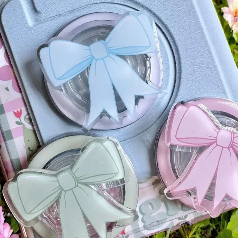 Coquette Kindle MagSafe Grip: Pink Blue Mint Bookish Phone Kindle Kobo Grip