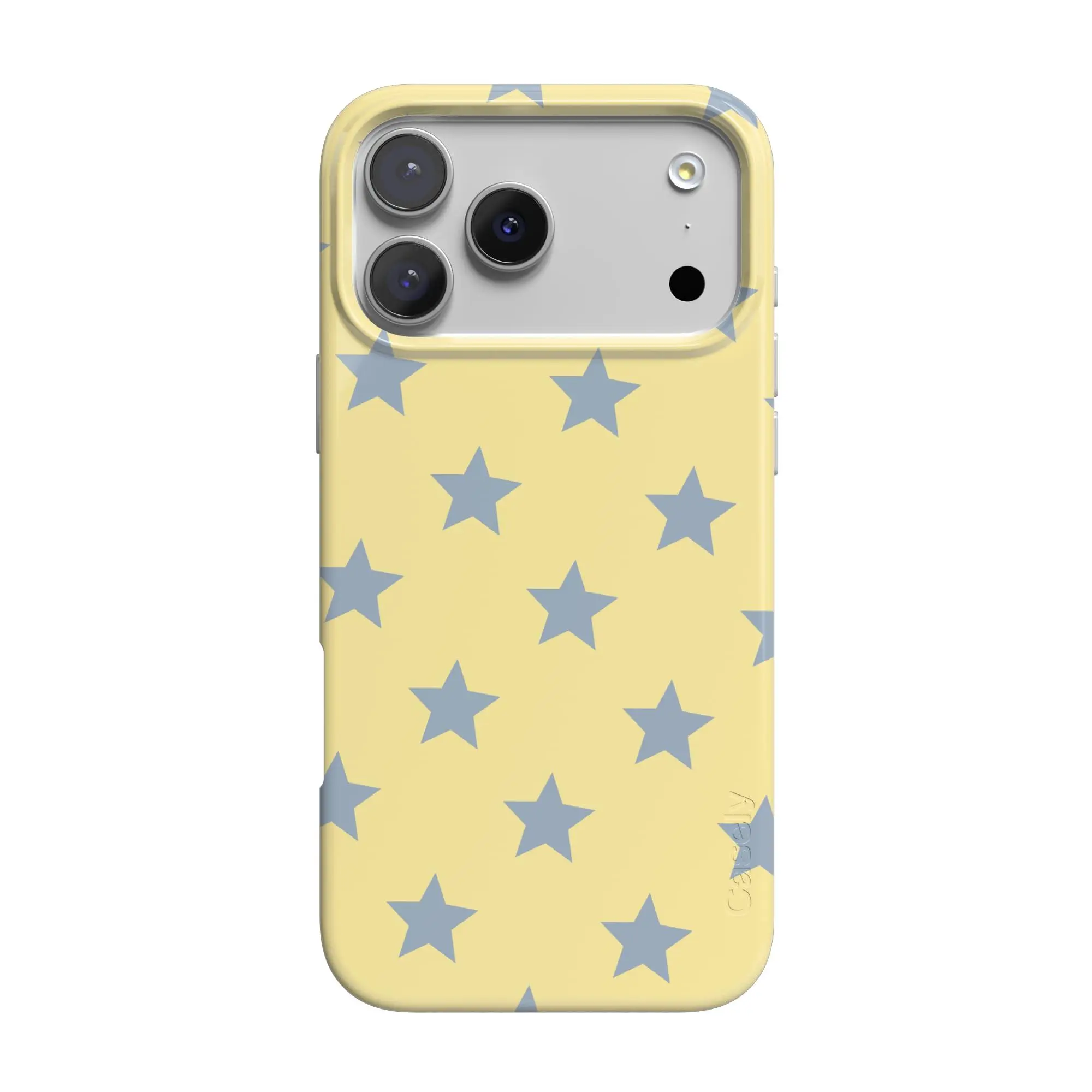 Casely iPhone 17 Pro Case | Shine Bright | Butter Yellow Stars | Compatible with MagSafe | Classic Ultra Thin Design