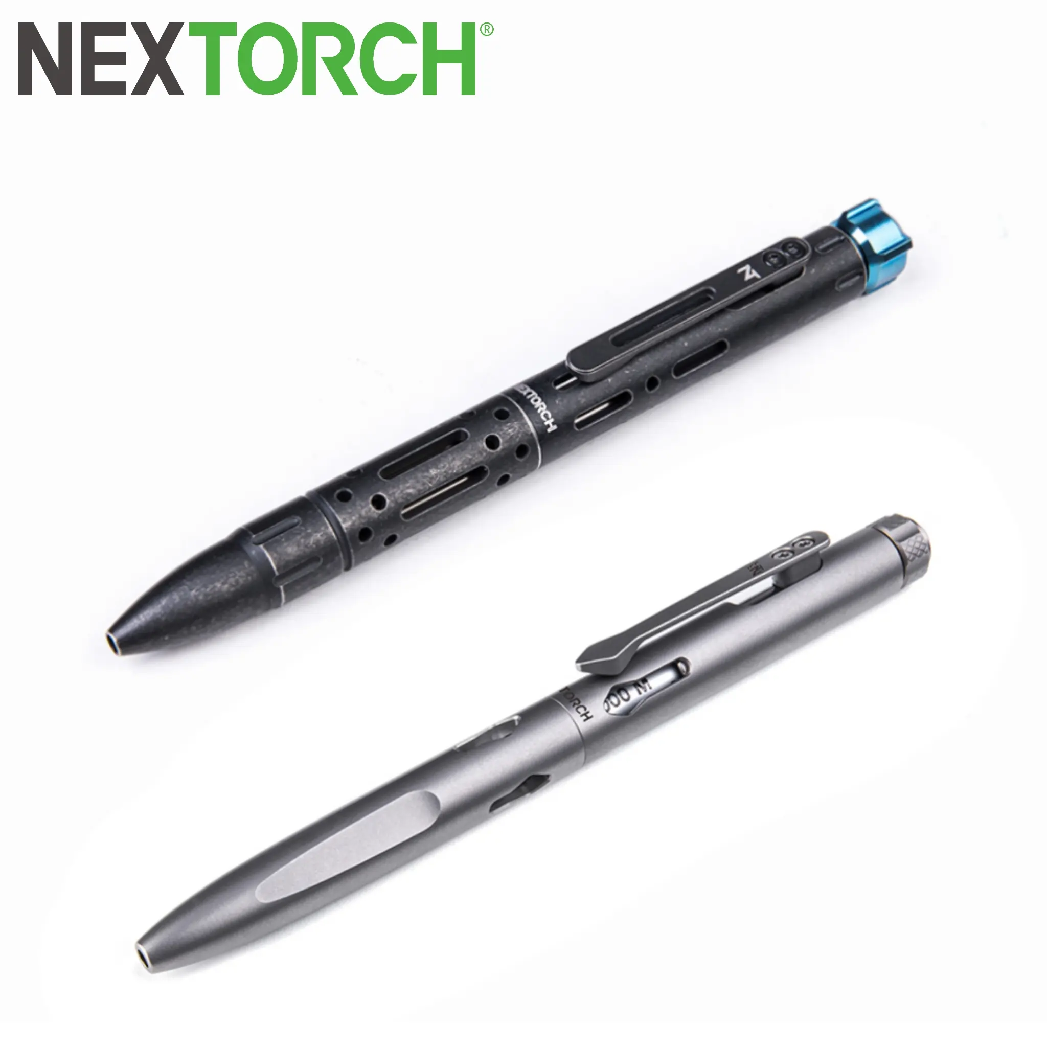 NEXTORCH NP11 & NP12 Ti Titanium Tactical Ballpoint Specialty Pen, High-Density Design for Enhanced Grip and Reliable Performance, Ballpoint Pen Rollerball Pen Tip Pen markers