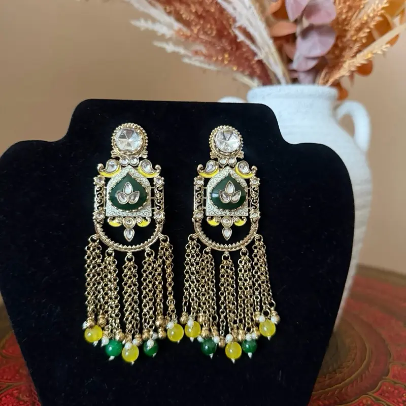 Beautiful Kundan earrings