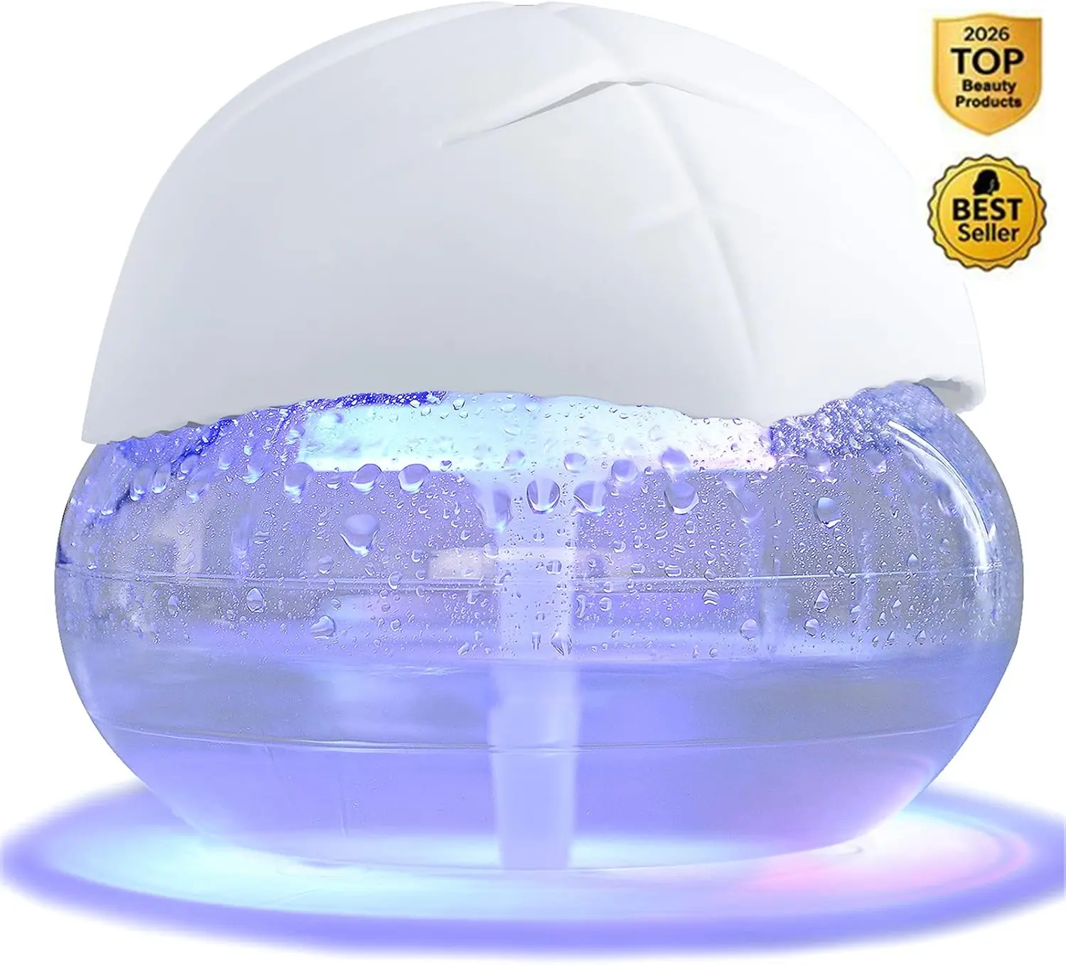 KATHY HOT Air Purifier- Water Air Revitalizer, Air Washer, Air Freshener, Room Aromatizer, Aroma and Essential Oil Diffuser with 7 Color adjustable LED Lights- For Smoke and Pets