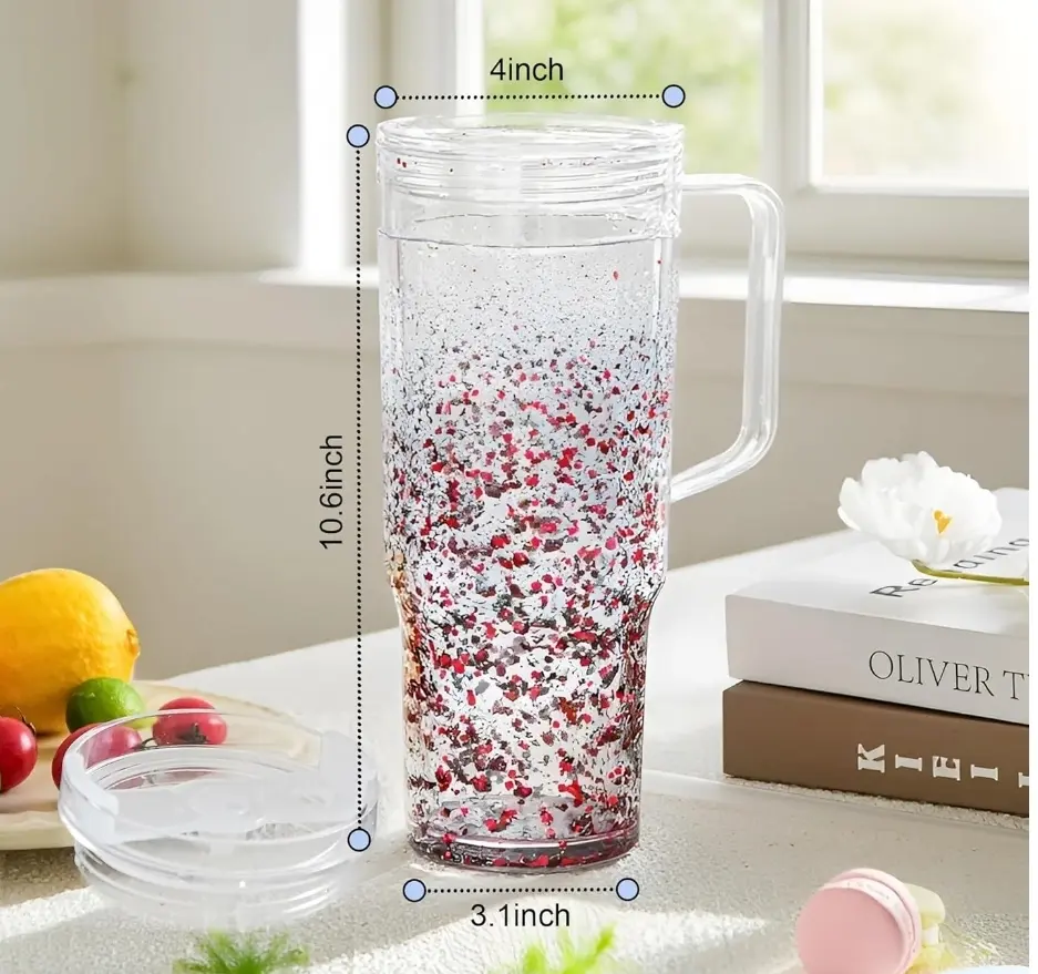 40 oz Snow Globe Tumbler