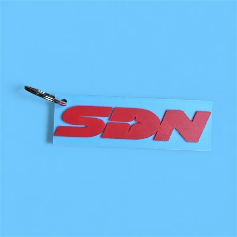 DISPATCH SDN Keychain - Red Logo Design, Durable Keyring for Everyday Use, Stylish Accessory for Keys