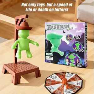 Magnetic Gallows Tabletop Board Game, English Word Game Desktop Family Interaction Toy, Educational Fun for Kids & Adults, Tabletop Games