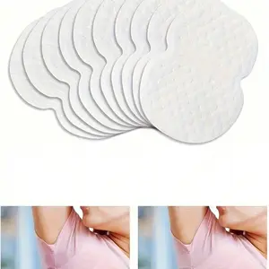 30 Pcs Extra Large Underarm Sweat Pads, Strong Adhesive Sweat Control Disposable Axilla Pads, Breathable Non-Woven Material, Invisible Fit for T-Shirts, Shirts, Suits