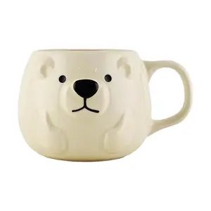 DECOLE Japan Cute Animal Shaped Mug Polar Bear 128x103x78mm