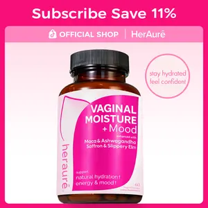 HerAuré Maca & Ashwagandha 10-in-1 Formula - Slippery Elm, Saffron & Sea Moss - Mental Energy, Digestion, Moodbooster, Moisture, Relaxation, Bliss, Healthcare, Fitness, 30 Servings, beach essentials, Deals For You Days