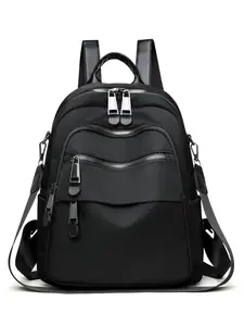 Women's Dual-Shoulder Bag Student Backpack New Simple Fashion Large Capacity Commute Travel Laptop Waterproof Bookbag Casual Big Capacity Computer Bag