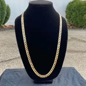 14k Gold Layered Cuban Link Men’s Women’s Chain 30in 10mm