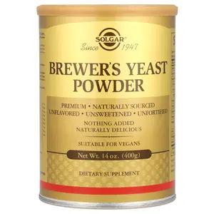 Solgar Brewer's Yeast Powder, 14 oz (400 g)
